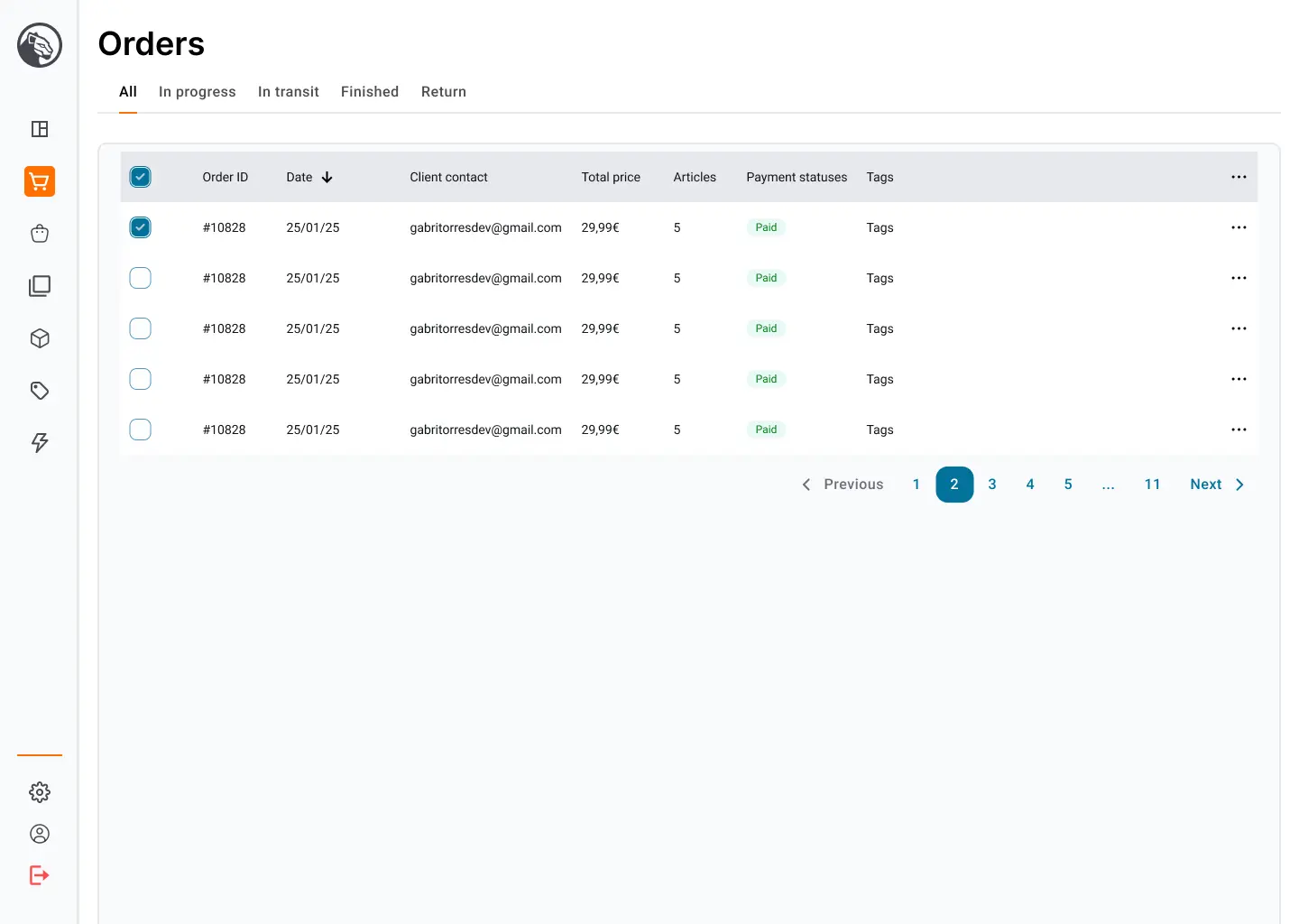 Order Management